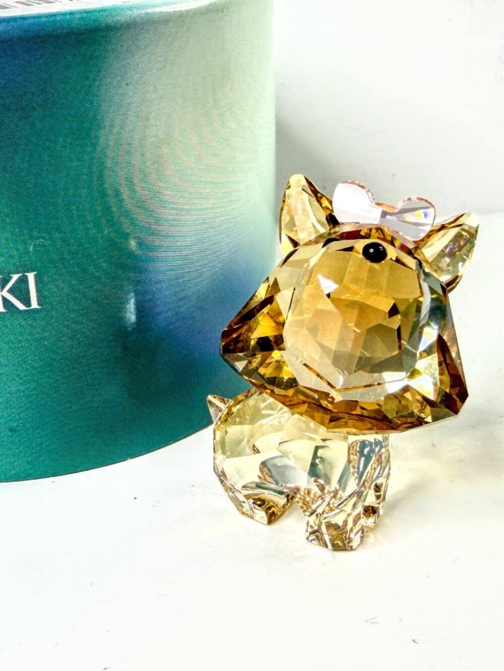 Swarovski Retired Lovlots Puppy Dixie Yorkshire Terrier 5063332 MIB S371
